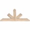 Ekena Millwork Saratoga Smooth Timber Gable Bracket, Douglas Fir, 36"W x 21"H x 1 1/2"D x 3 1/2"F, 14/12 Pitch GBW036X21X0204SAR00SDF - alternate 3